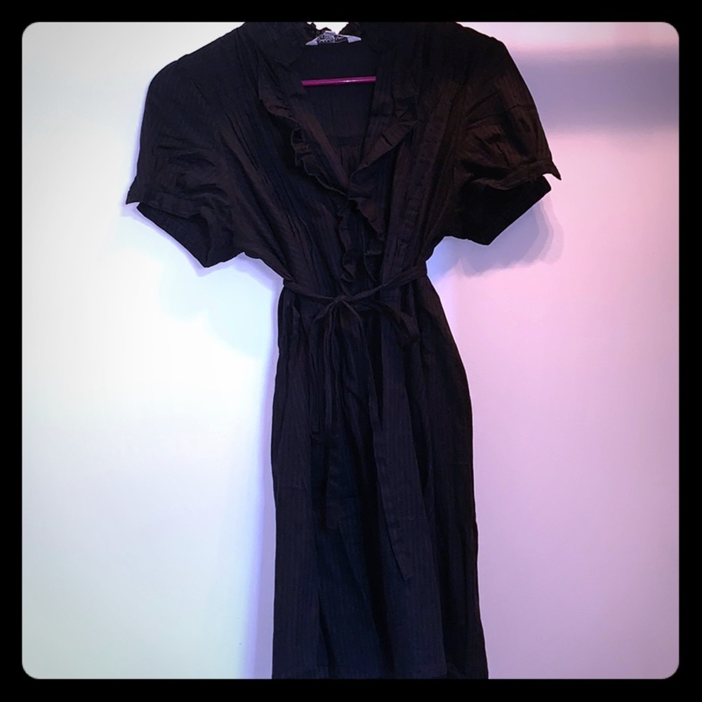 Black Shirt Dress.🌫